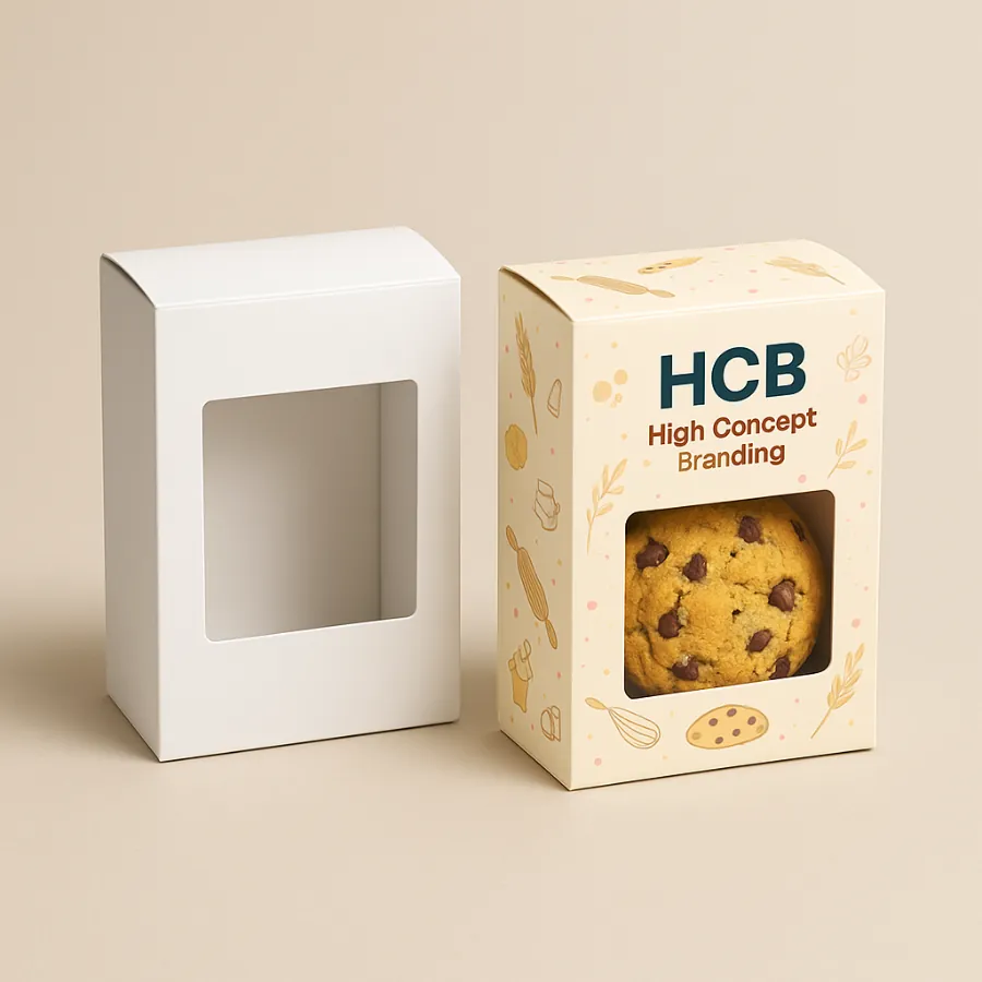 Vertical single-serve window cookie boxes- class=