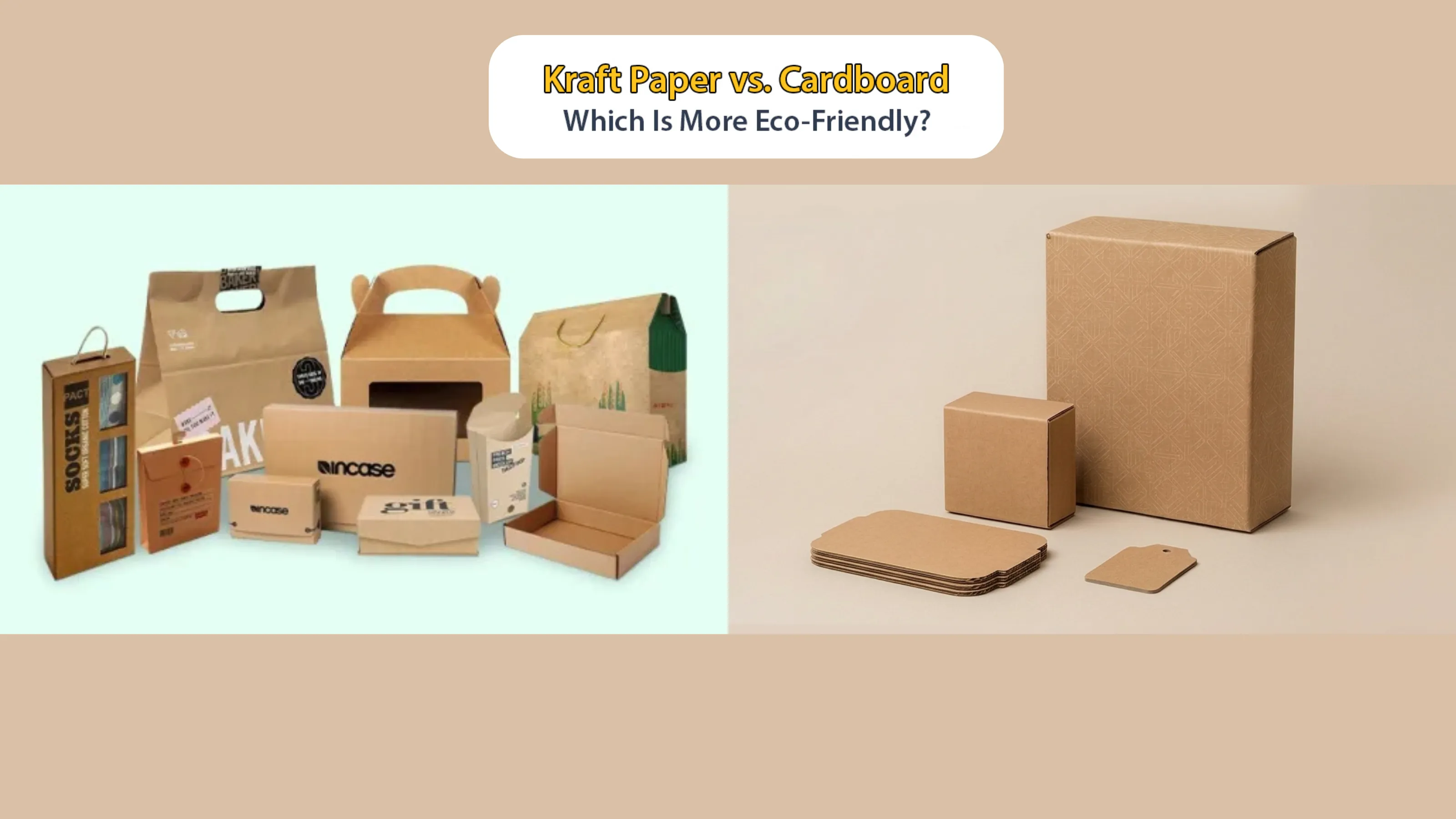 Which Packaging Material Is More Eco-Friendly - Kraft Paper or Cardboard?