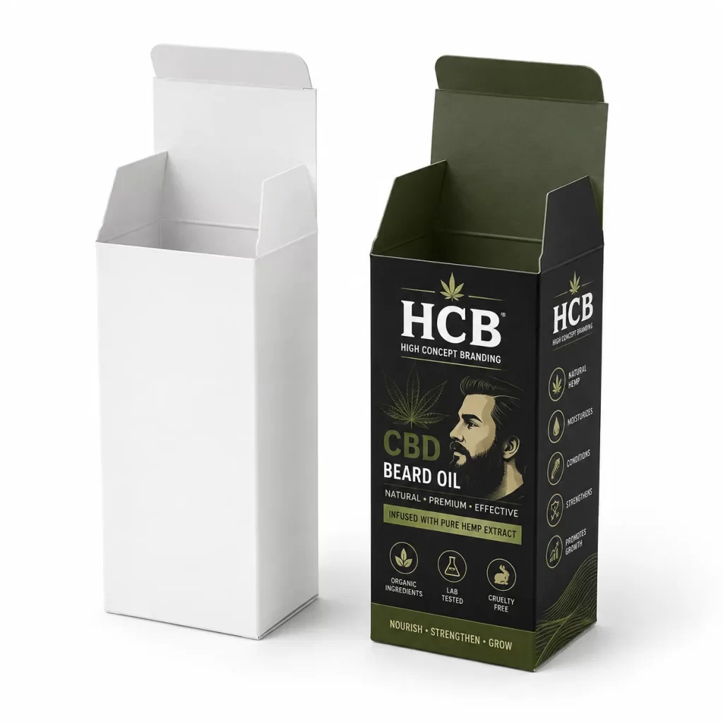 CBD Beard Oil Boxes