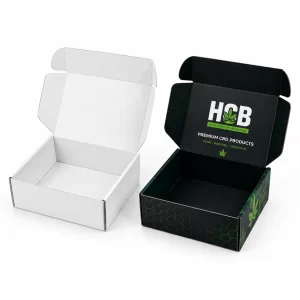 Durable custom CBD shatter boxes made from thick cardboard to protect glass concentrates.