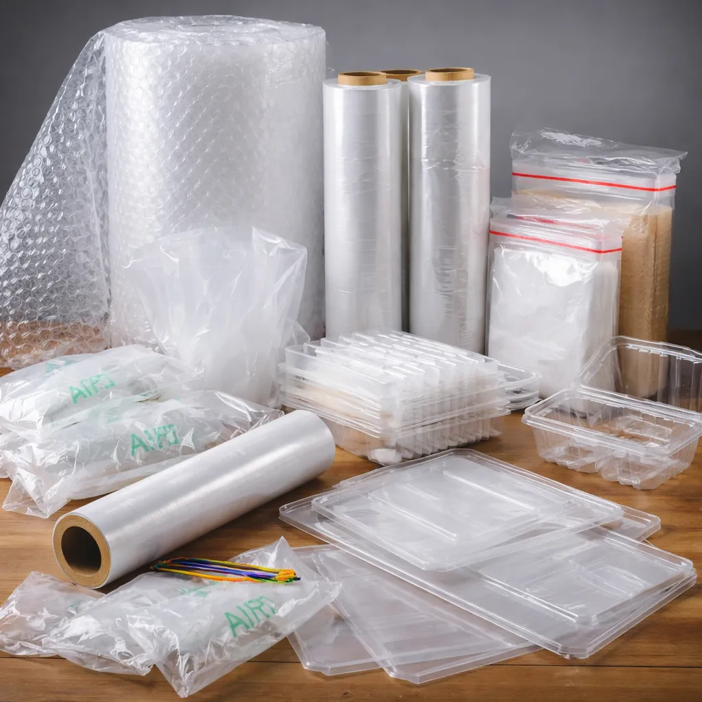Some different kinds of plastic materials