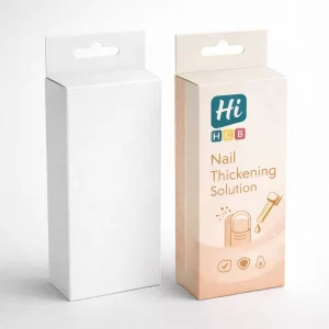 Eco-friendly Nail Thickening Solution Boxes for retail packaging