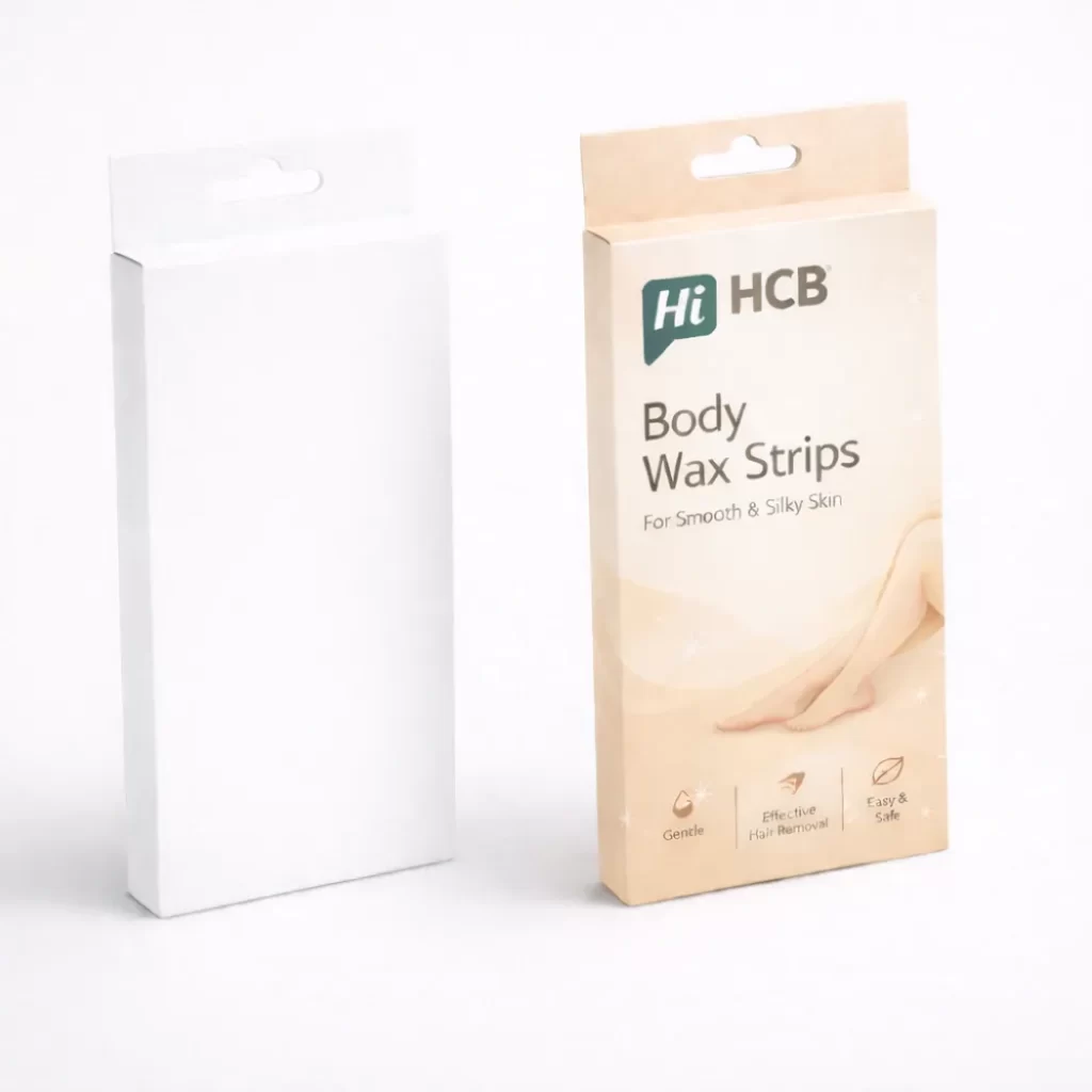 Body Wax Strips Hanger Boxes