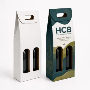 Protective glass bottle boxes with dividers designed to prevent breakage during shipping