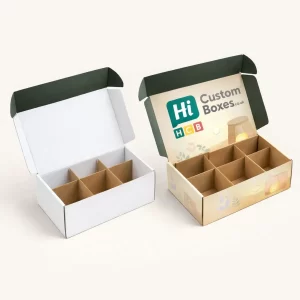 Bespoke wax warmer packaging solutions for UK businesses showcasing eco-friendly materials and stylish modern aesthetics.