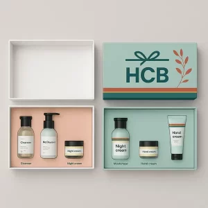 Luxury lotion boxes with high-quality printing and branding options