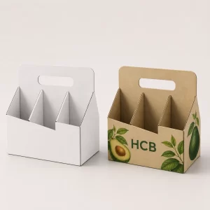 Custom avocado carrier boxes for convenient handling and retail packaging