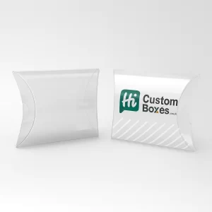 Custom Printed Clear Pillow Boxes