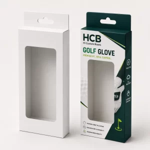 Custom golf glove boxes for secure product protection and retail display