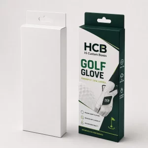 Custom golf glove packaging for premium sports accessory packaging
