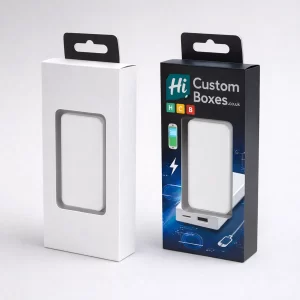 Custom power bank packaging boxes for secure electronics product packaging