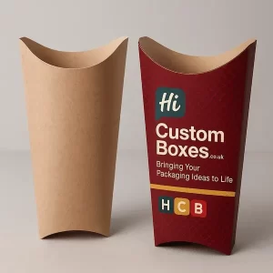 Hi Custom Boxes branded and plain kraft tuck top boxes ideal for food gifts and takeaway packaging
