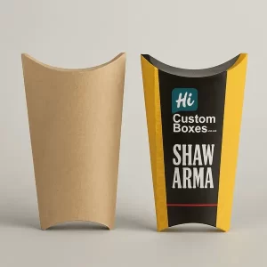 Plain and printed shawarma boxes