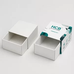 Small corrugated boxes for packaging and distributing product samples
