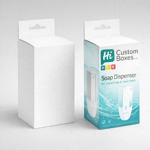 Custom Printed Soap Dispenser hanger Boxes