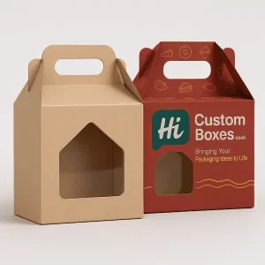 Custom gable boxes designed for product packaging, branding, and promotions