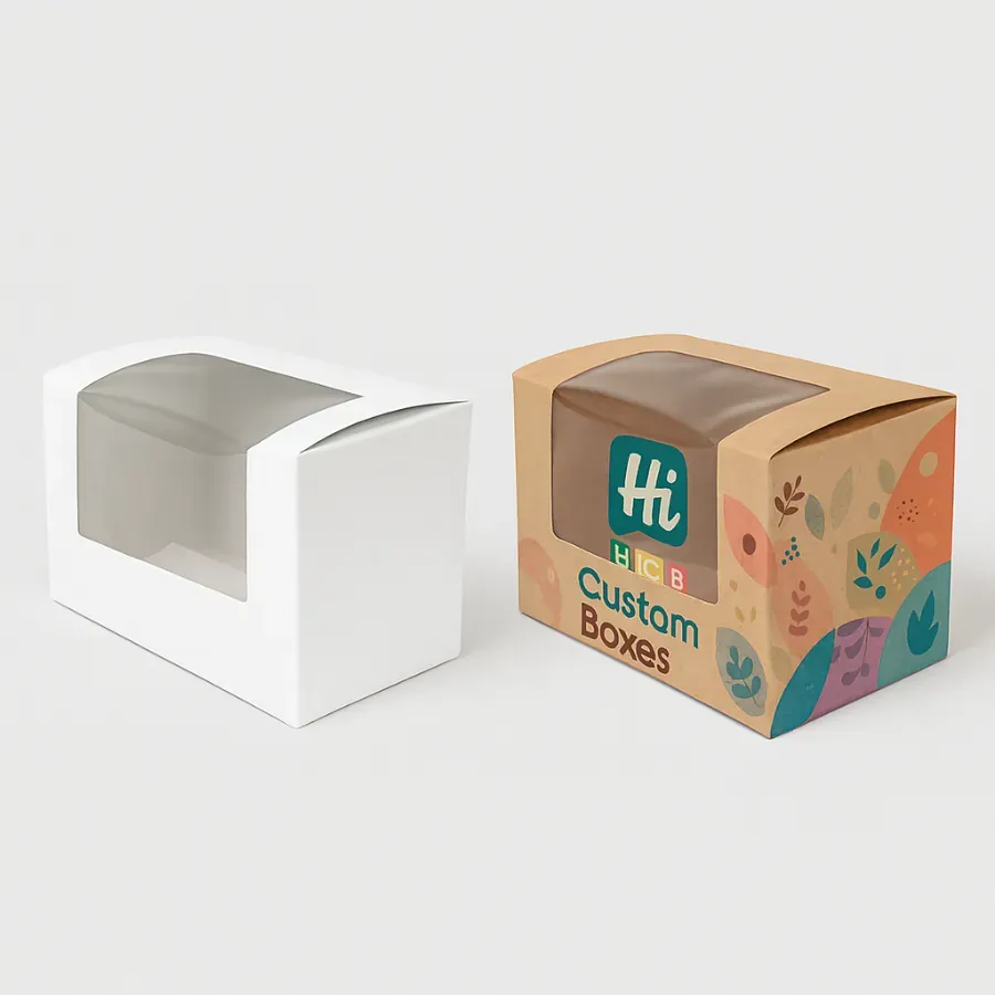 Kraft Window Boxes