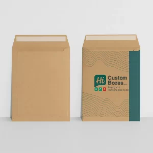 Custom kraft mailer envelope for secure eCommerce and document packaging
