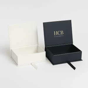Magnetic gift box with secure closure for luxury gifts and retail packaging