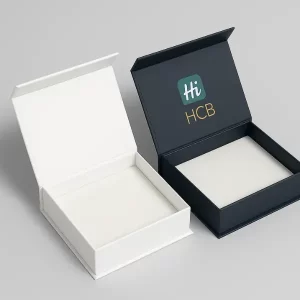 Printed jewellery boxes with personalised branding for jewellery businesses