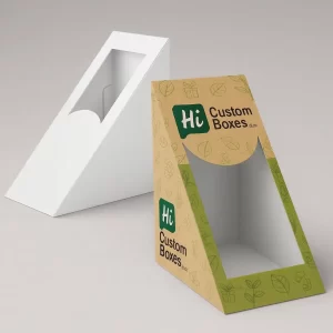 Custom triangular kraft boxes for premium product presentation and protection