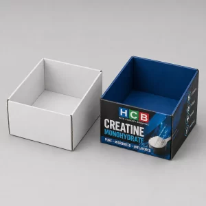 Creatine supplement boxes for safe storage and product protection
