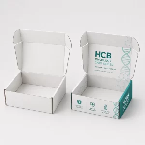 Custom oncology drug boxes with branded printing for pharmaceutical packaging