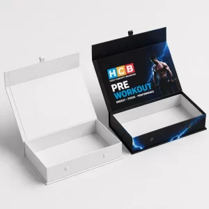 Luxury creatine boxes with premium finishes for high-end supplement packaging
